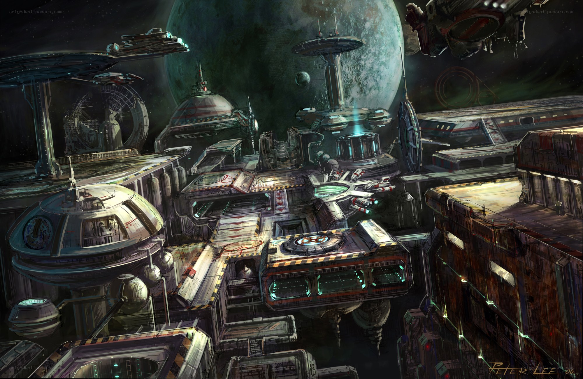 space station concept art