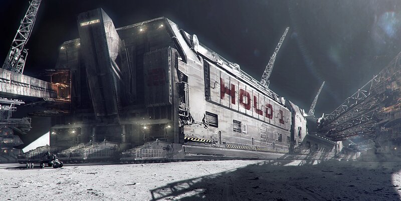 space station construction site