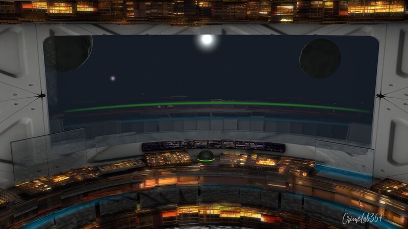 Space Station Control Room — Black