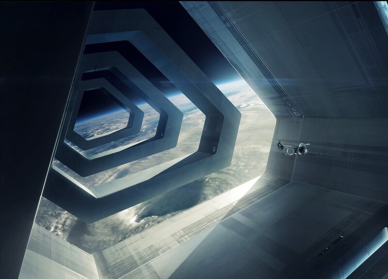 Space Station Corridor