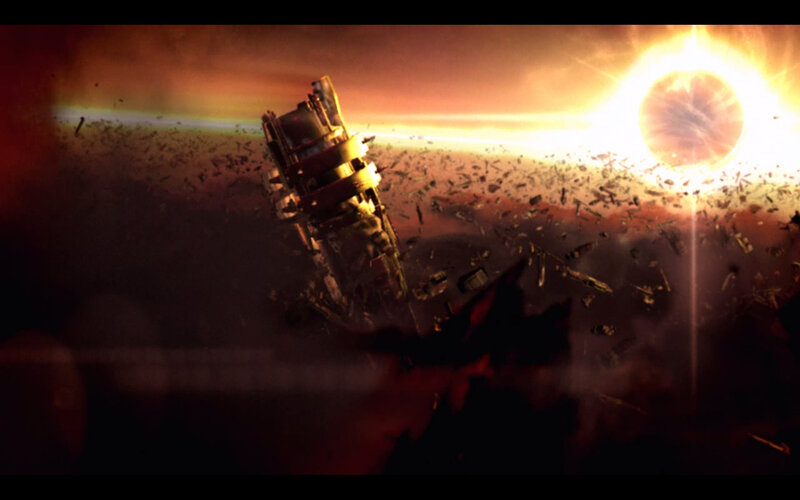 Space Station Debris — Orange