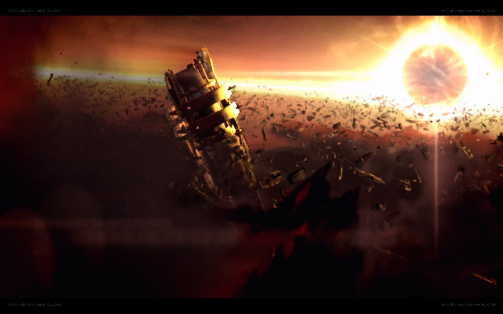 space station explosion