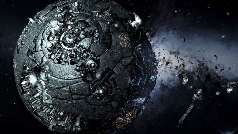 space station explosion
