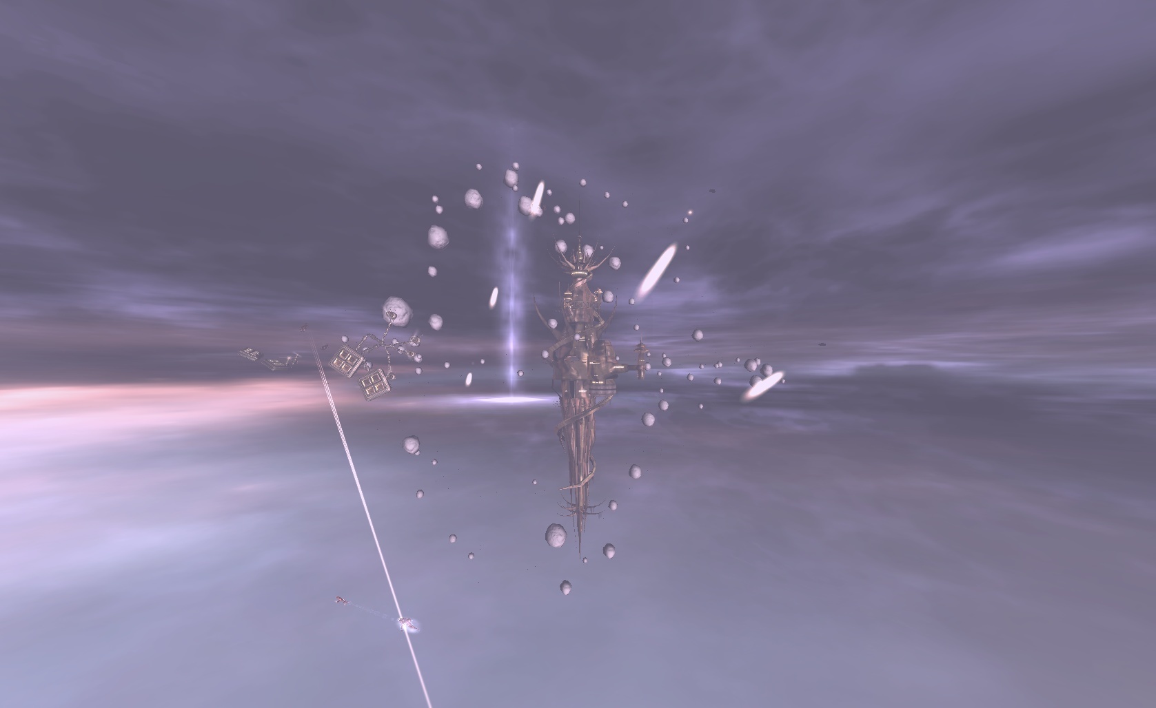 space station explosion