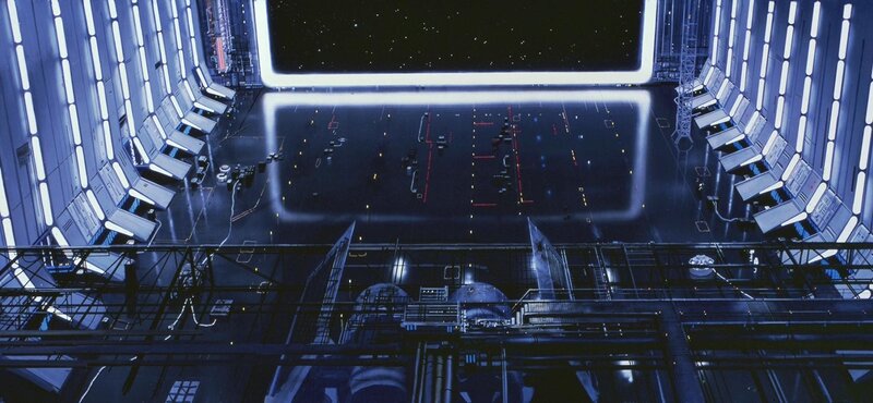 Space Station Hangar — Blue