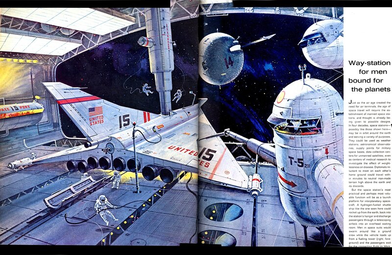 Space Station Illustration