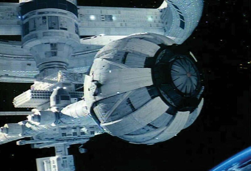 space station in orbit