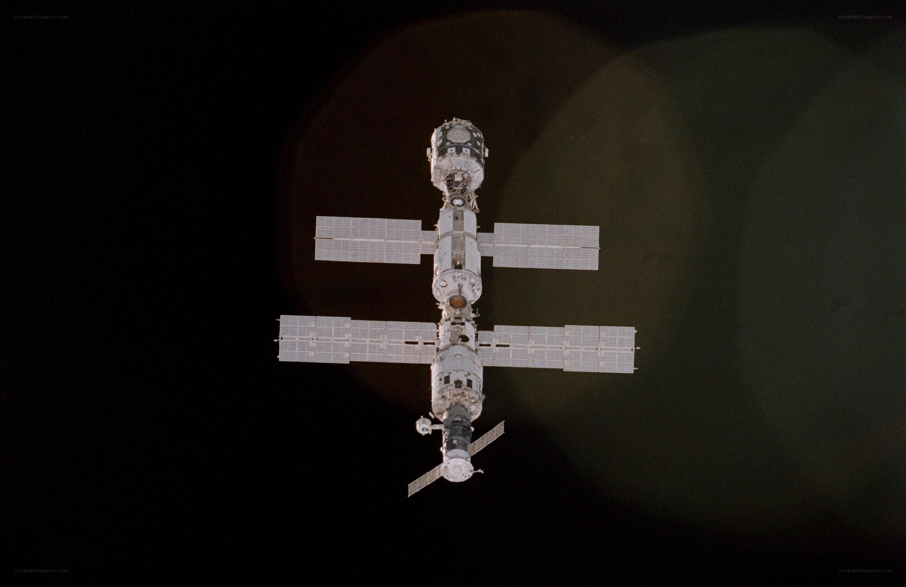 space station in orbit