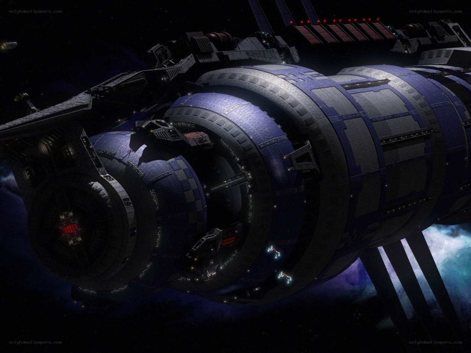 space station in orbit