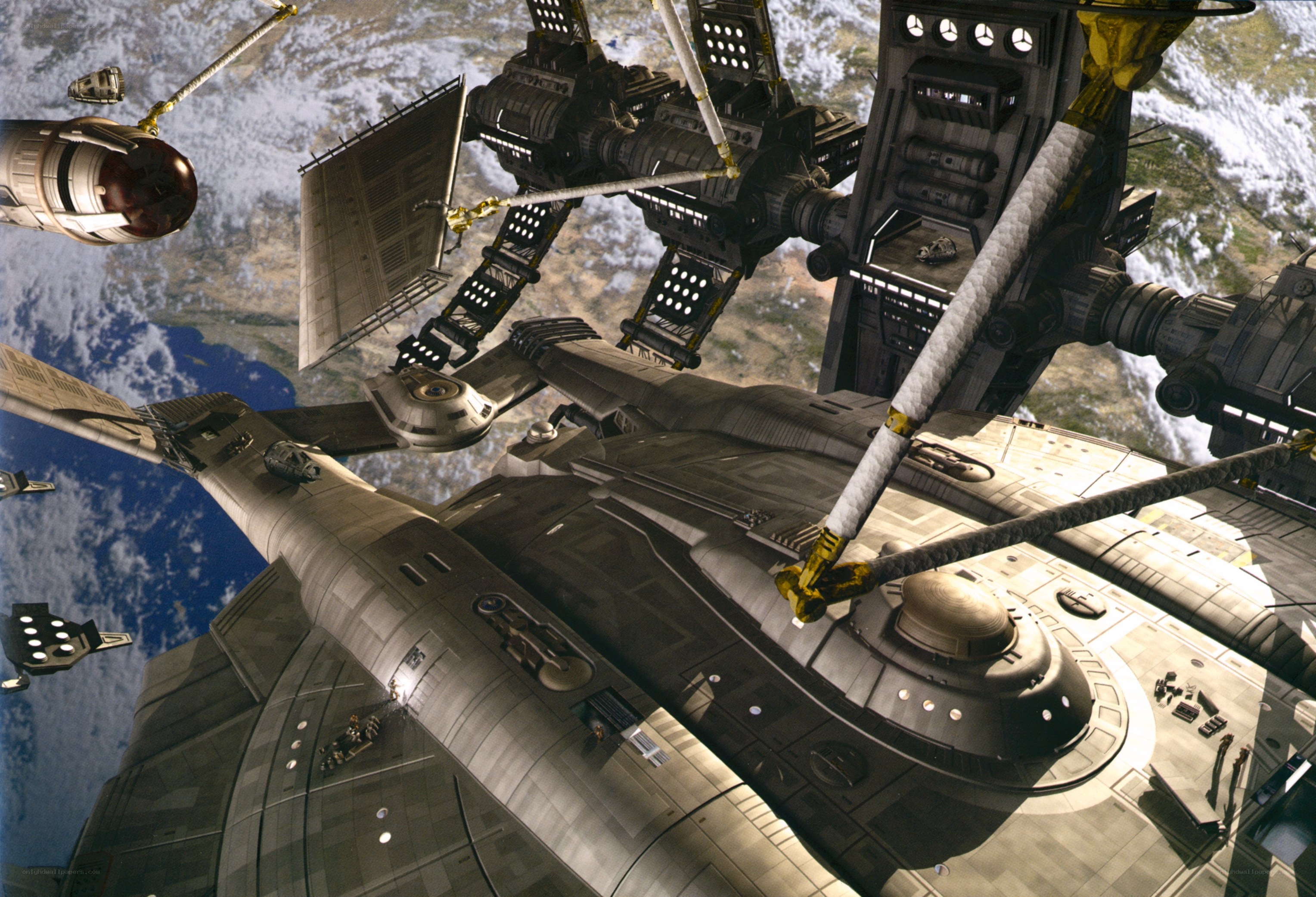 space station in orbit