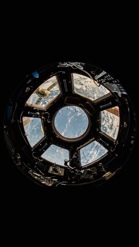 Space Station Interior — Black, Serene