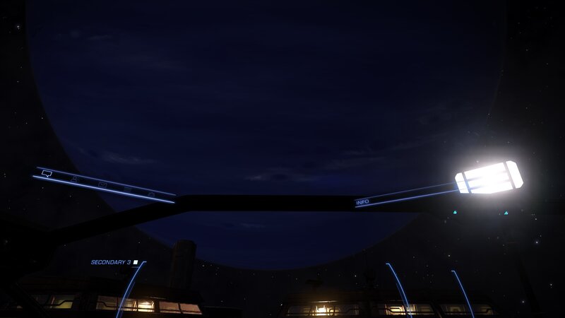 Space Station Interior — Blue