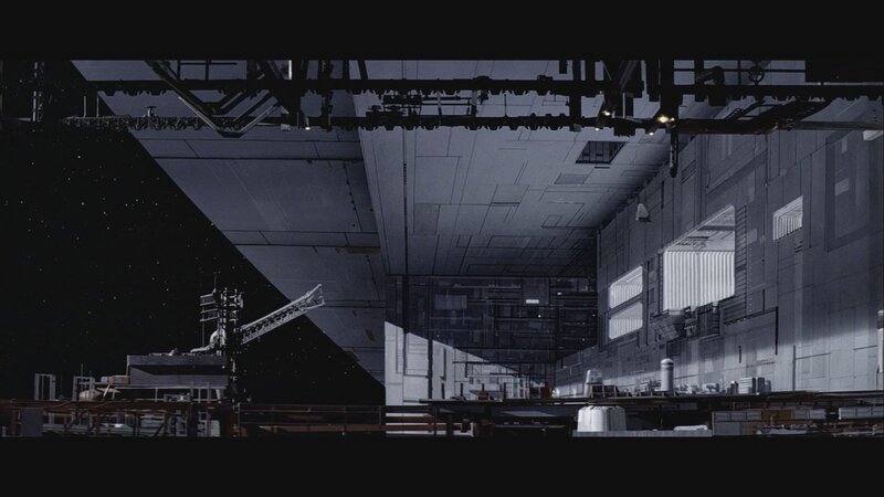 Space Station Interior — Gray, Dramatic
