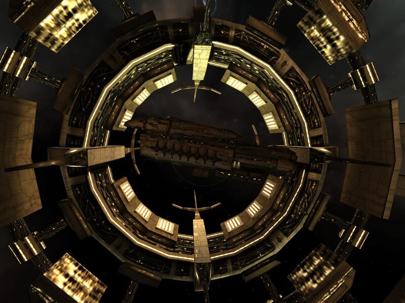 space station interior view