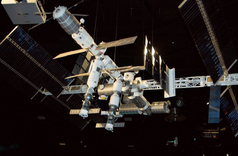 space station model display