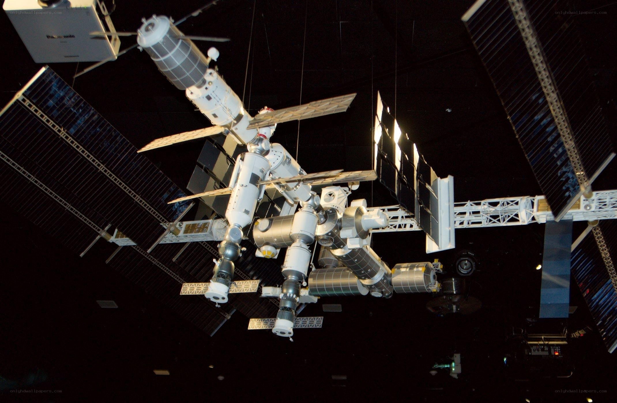 space station model display