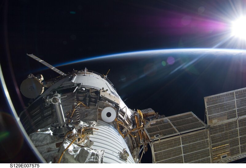 Space Station Module — White, Dramatic, Photograph