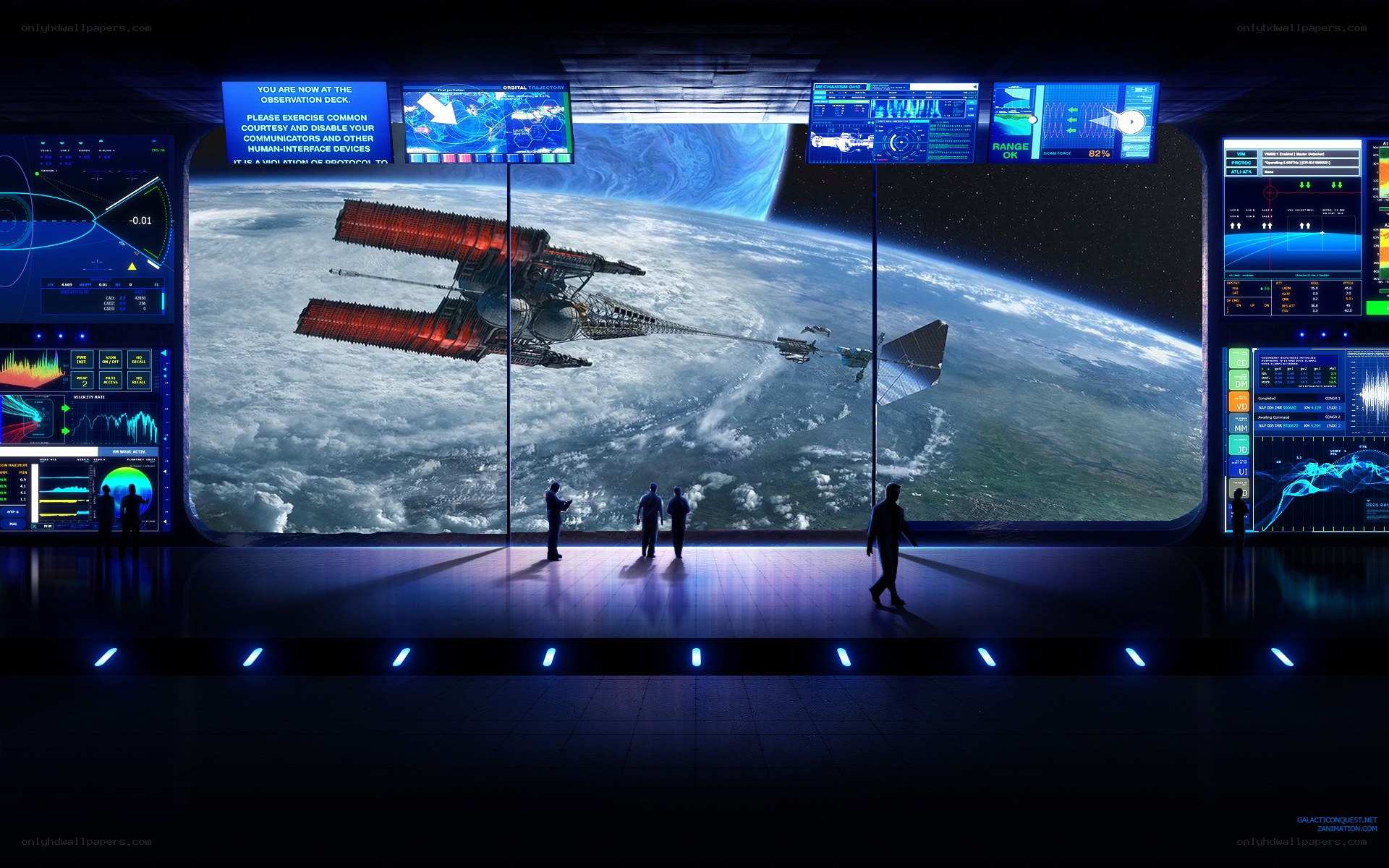 Space station observation deck