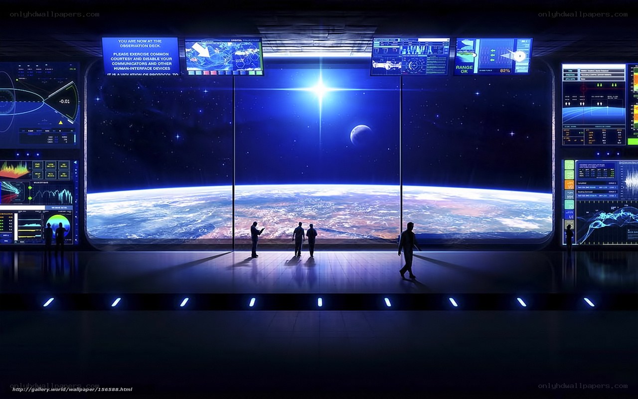 Space station observation deck