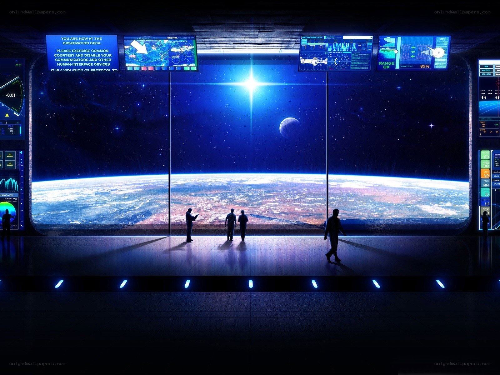 Space station observation deck