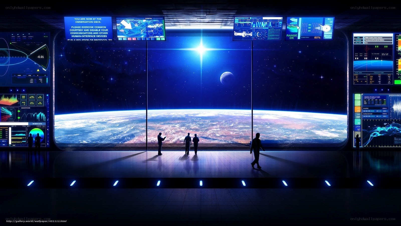 Space station observation deck