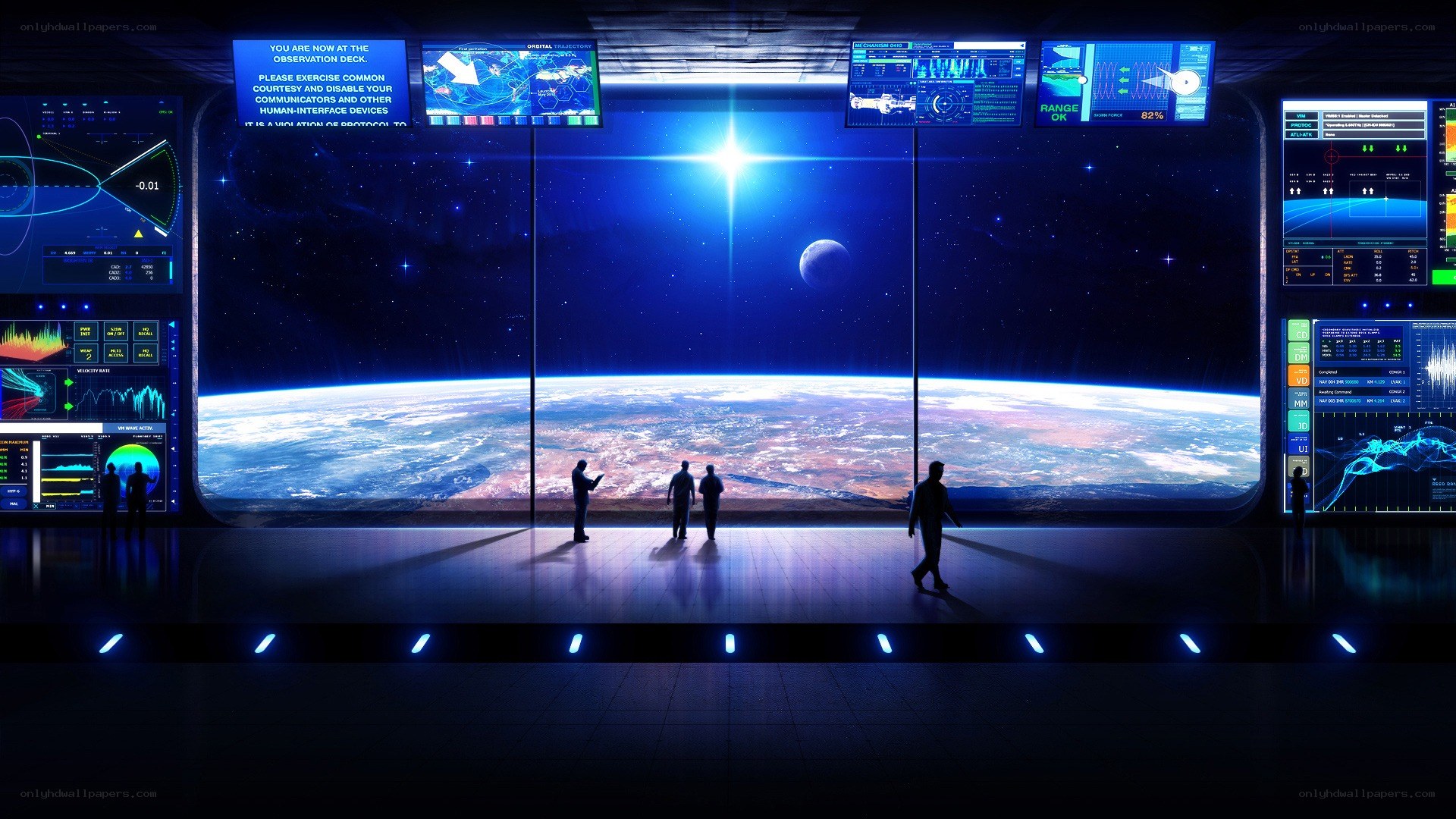 space station observation deck