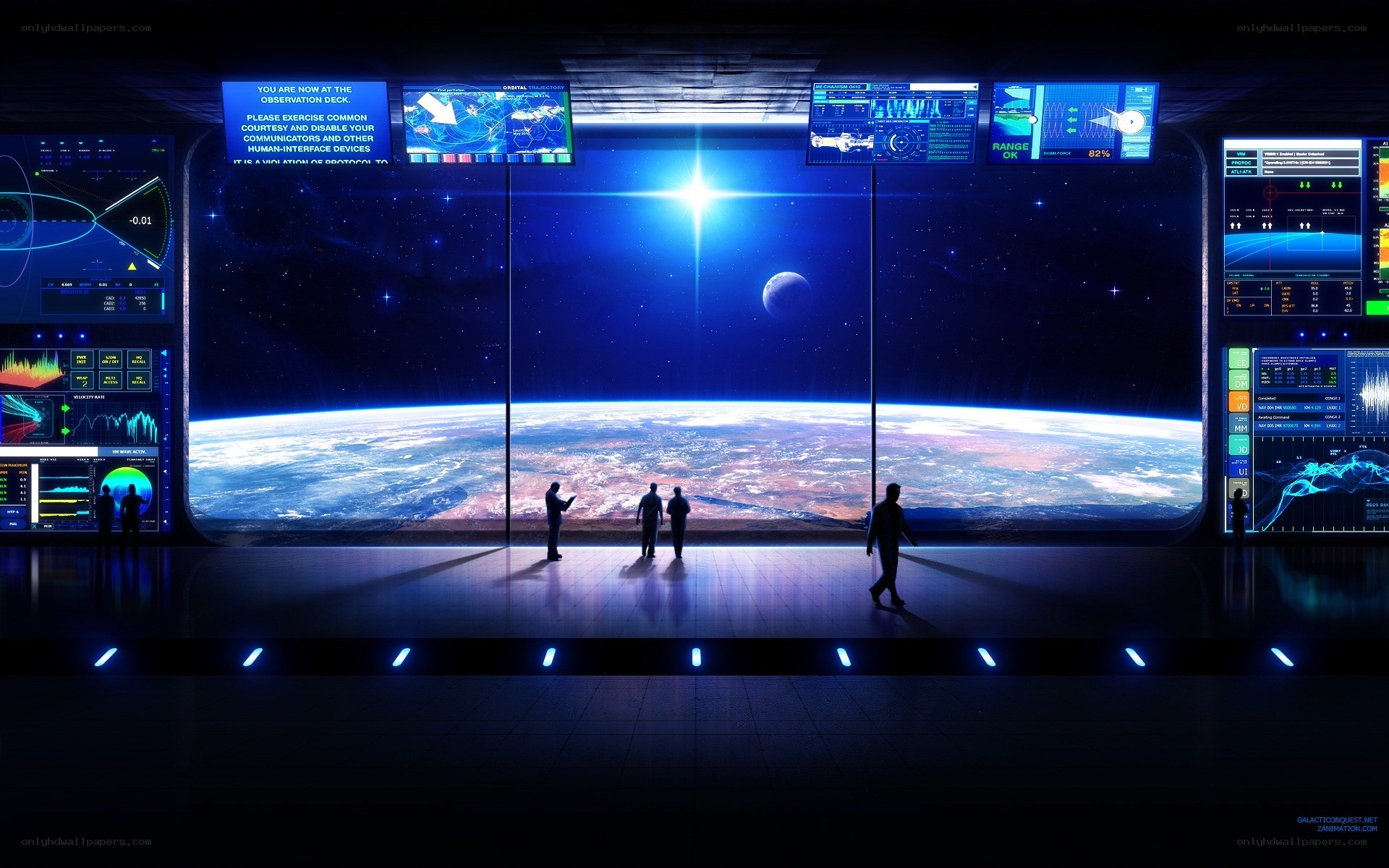 Space station observation deck