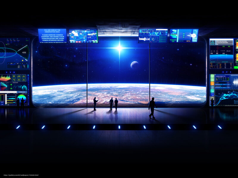Space station observation deck