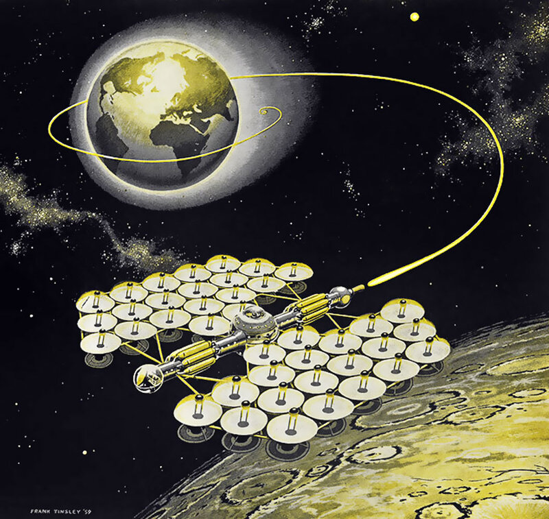 space station orbiting earth