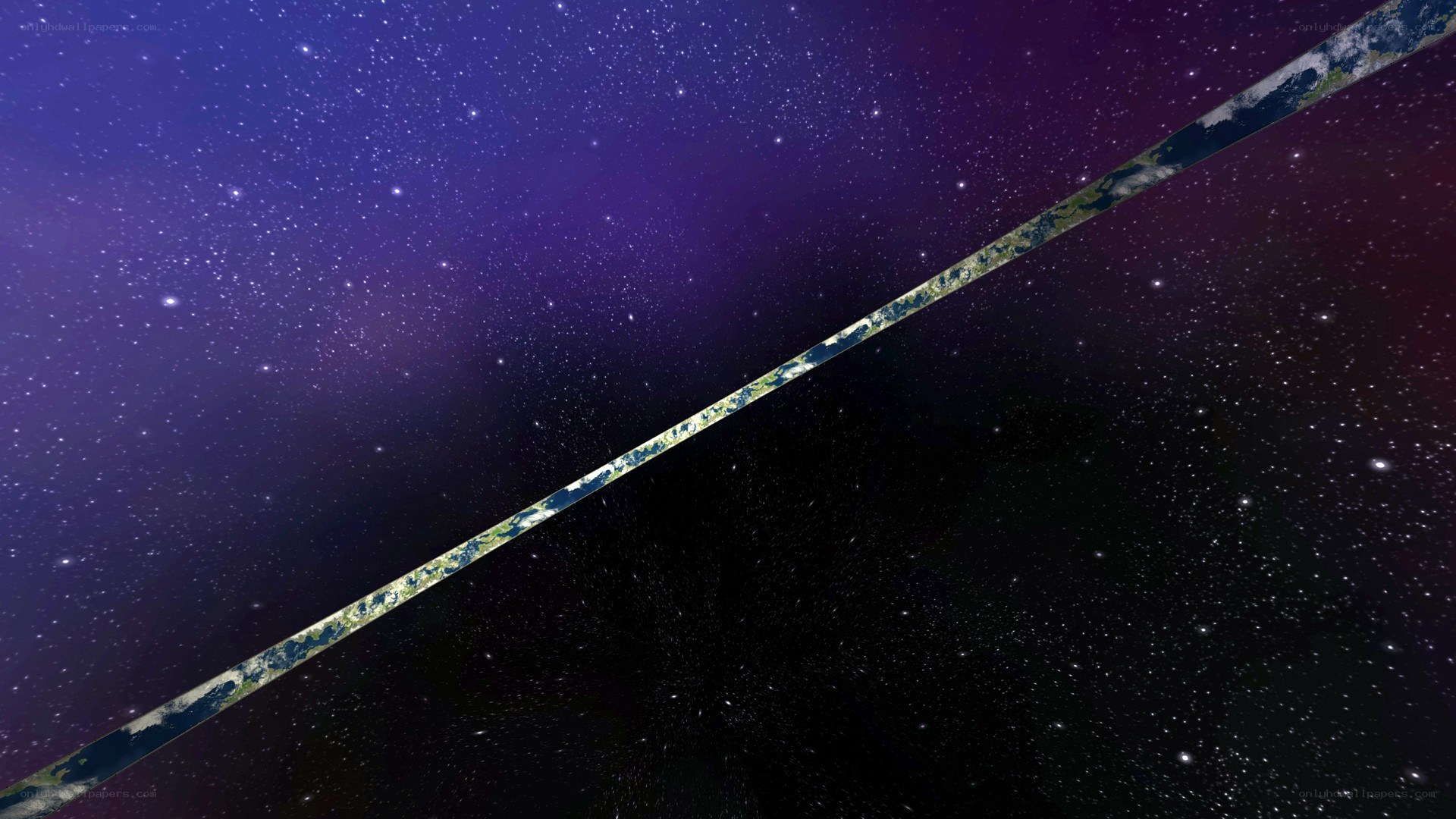 space station orbiting earth