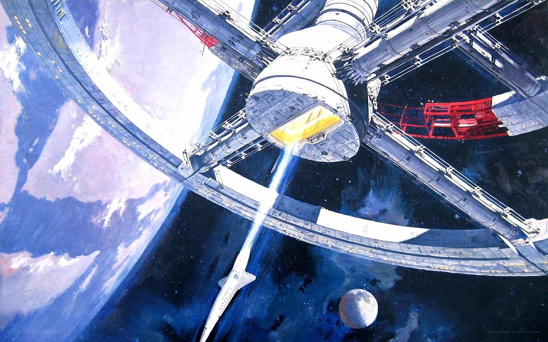 space station orbiting Earth