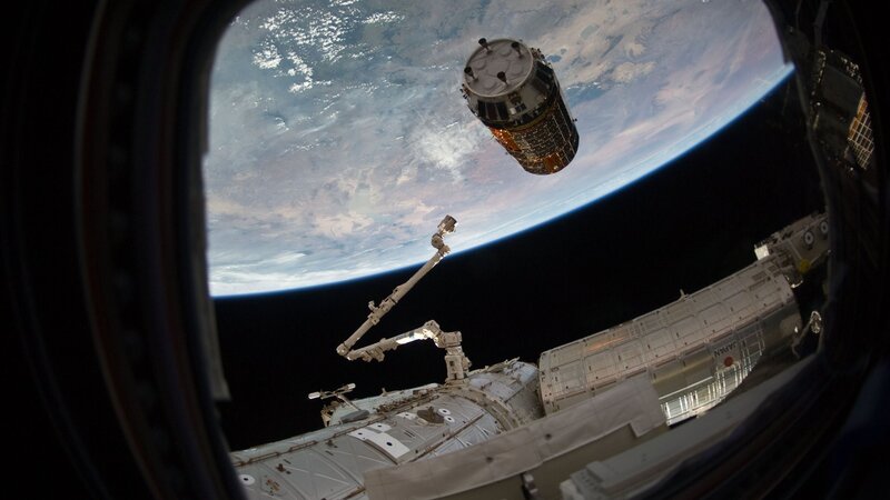 Space station resupply mission