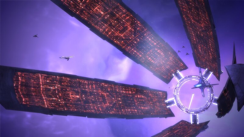 Space Station Structure — Purple