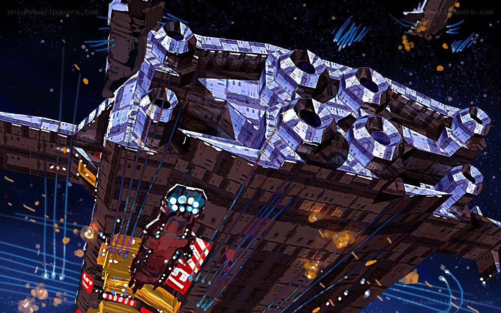space station under attack