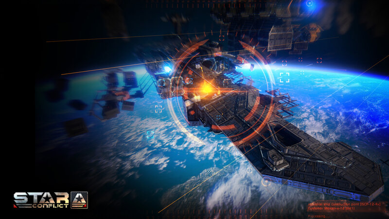 Space Station under Attack — Blue