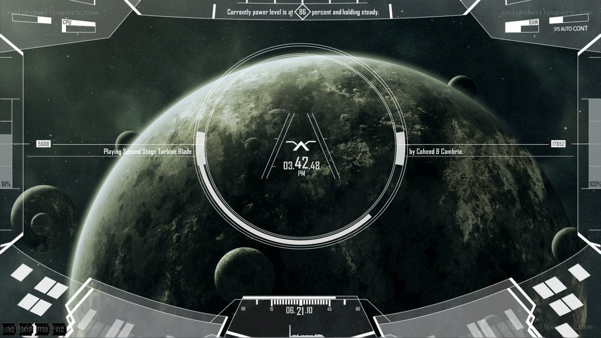 space station view of planet