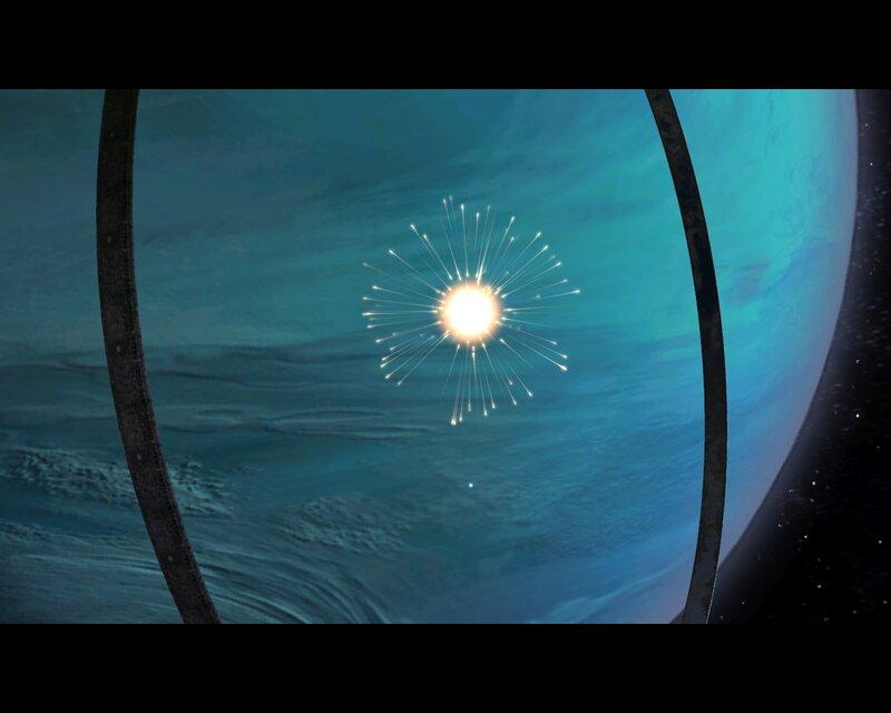 space station view of planet