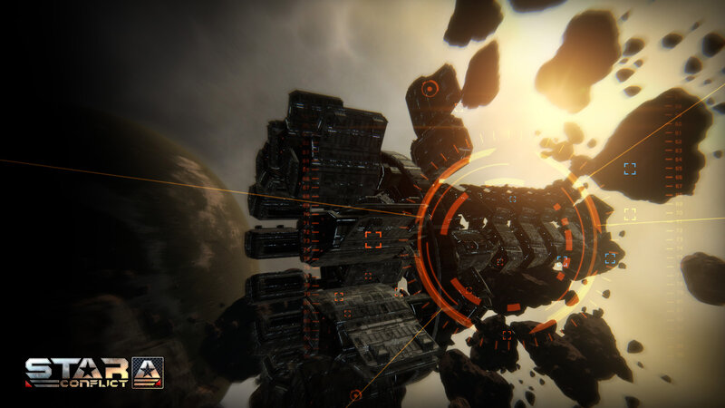 Space Station Wreckage — Black