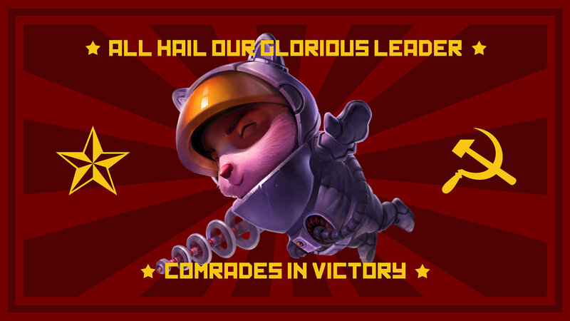 Space-suited Hamster