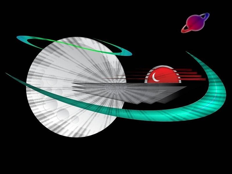 space-themed digital artwork