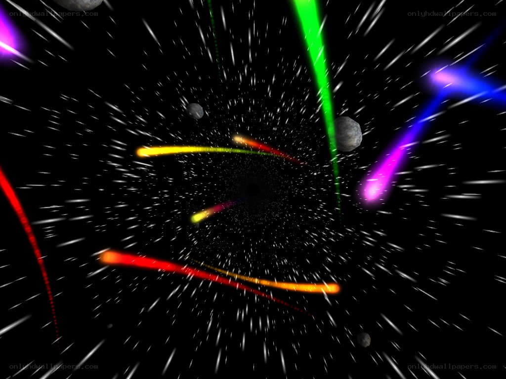 space travel animation