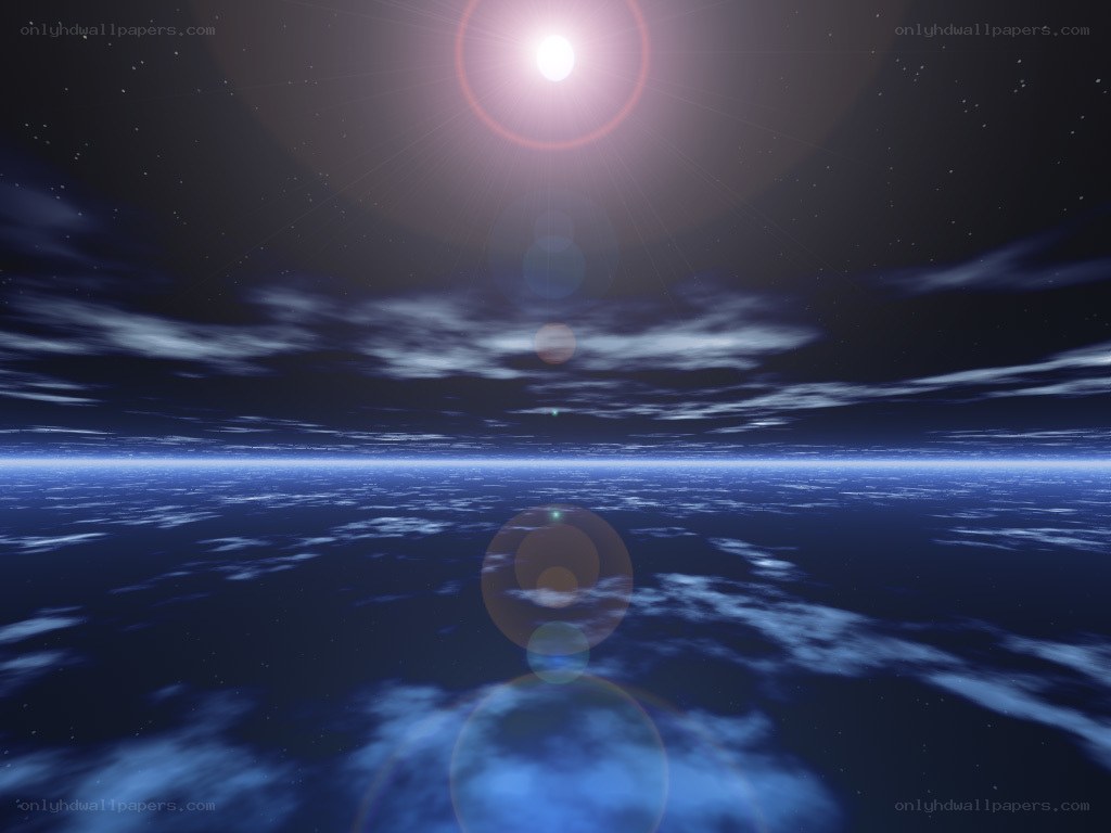 space view of a planet
