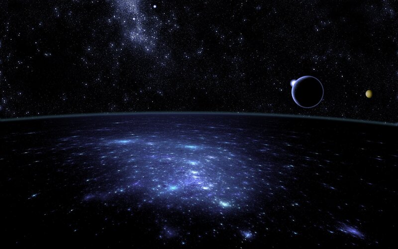 space view of planets and stars