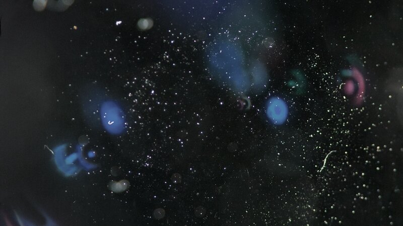 Space with Stars and Lens Flares