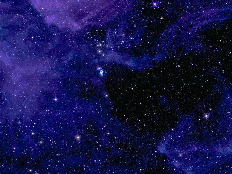 Space with Stars and Nebula