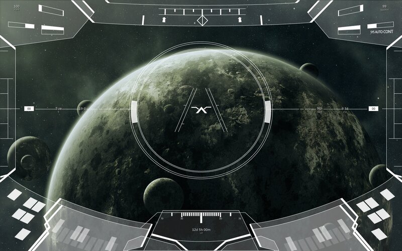 spacecraft approaching planet