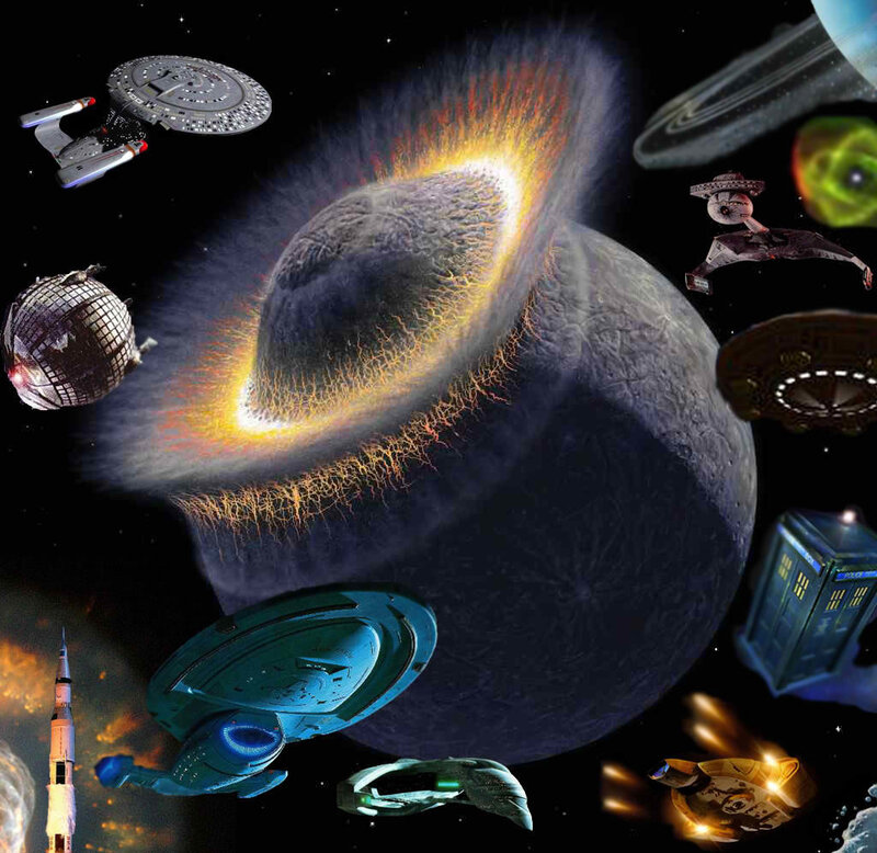 Spacecraft Around Planet