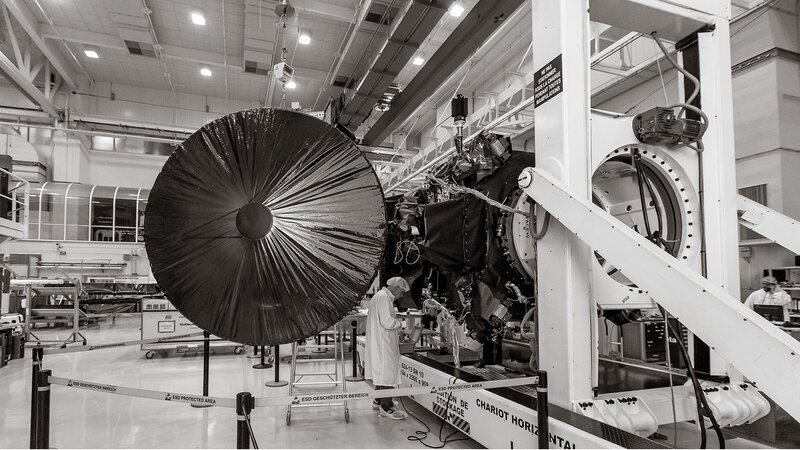 Spacecraft in Clean Room