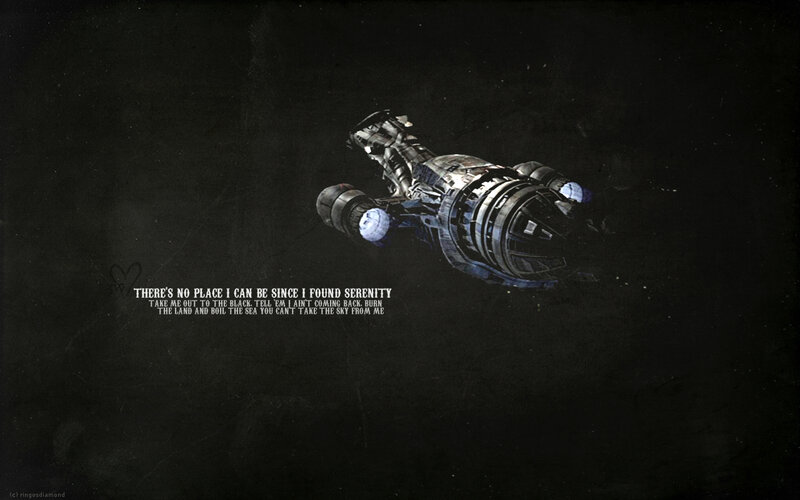 spacecraft in dark void