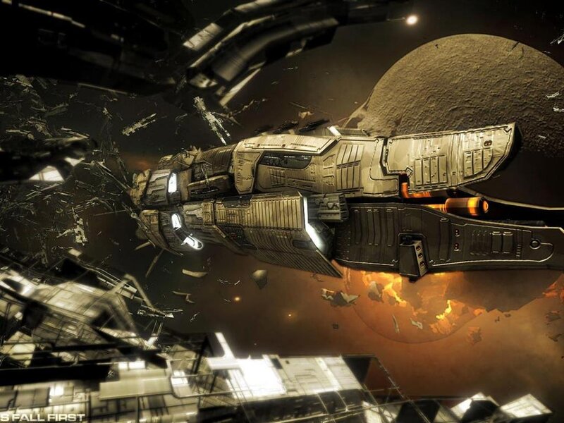 Spacecraft in Debris